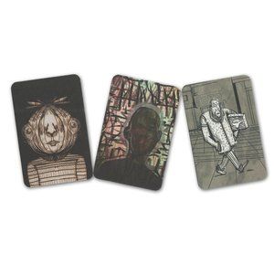 Drawings & Illustrations set of ( 3 ) cards design by artist Javier Martinez